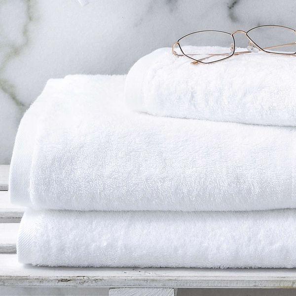 

handkerchief el bath 16s spiral plain woven cotton face towel, White
