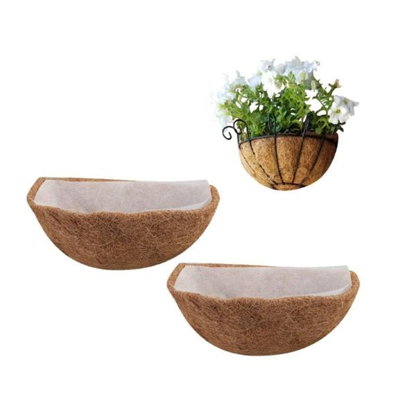 Outros suprimentos de jardim coco vegetal flor panela decoração de ferro arte planter plantade