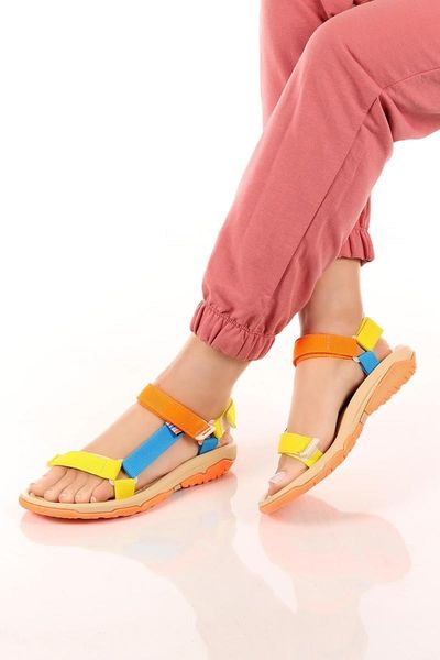 

sandals women's beige outdoor trekking slip-resistant outsole soby11050033, Black