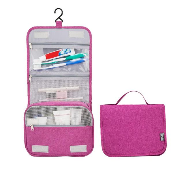 

women hanging toiletry clear travel storage bag cosmetic carry organizer for traveling bathroom bags & cases