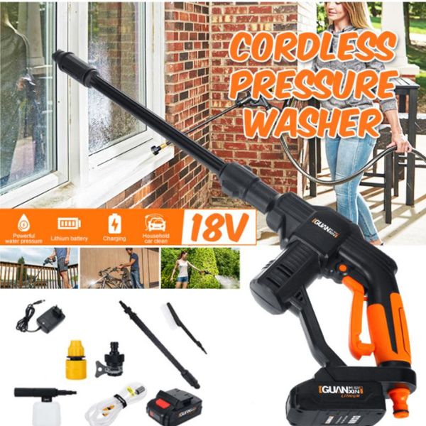 

professional spray guns 20v wireless electric high presure water gun for car wash pressure cleaner care portable washing machine