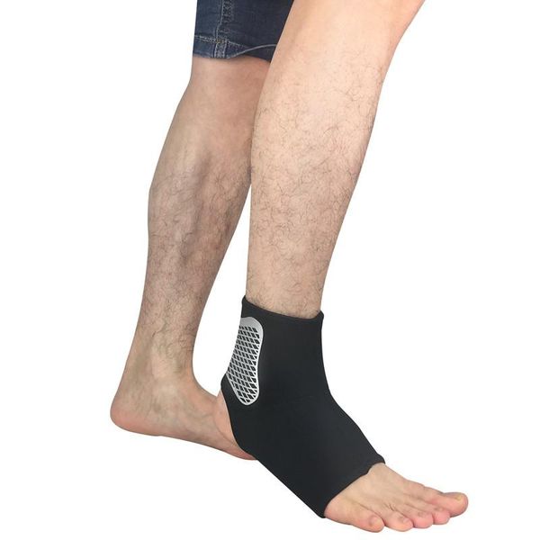 

sport ankle support elastic high protect sports equipment safety running basketball brace, Blue;black