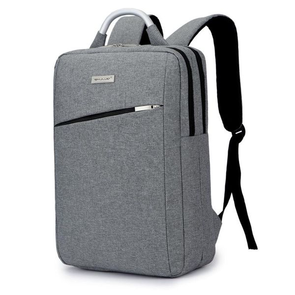 

backpack fashion simple solid color 2021 travel leisure business lapstudent school bag for teenager