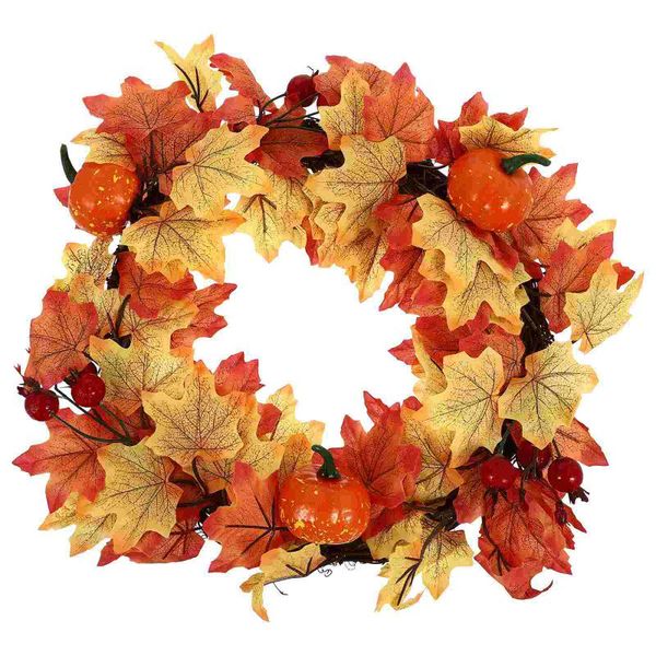 

decorative flowers & wreaths 1pc wreath pendant berries ornament autumn fake