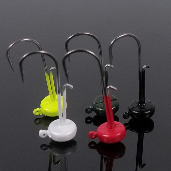 

fishing hooks 5pcs/set 4g hook mushroom head non-deformed lead ned rig jig finesse bait outdoor upplies