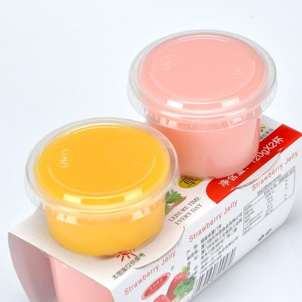 

gift wrap 100 set disposable pudding cup plastic sauce cups lid jelly bowl dessert yogurt small mini box home party wedding 1/2/3/4/5/6oz