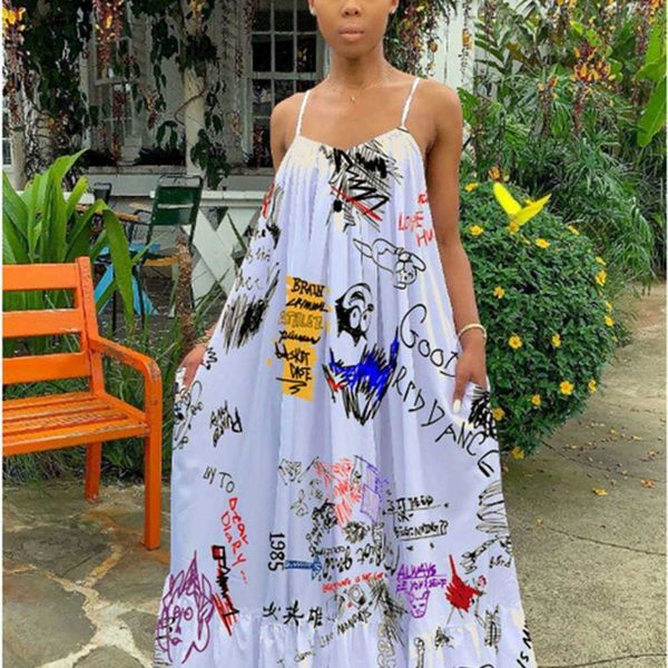 

women's casual dresses w5032 strap printing, Black;gray