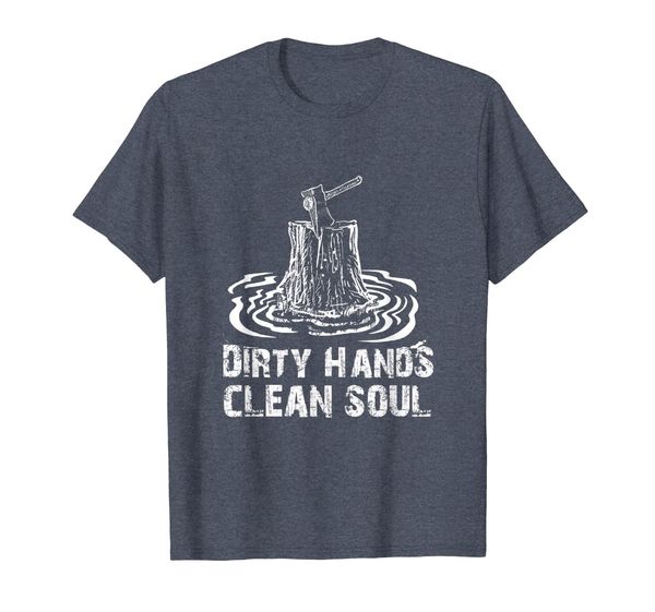 

blue collar mechanic dirty hands quote t-shirt, White;black