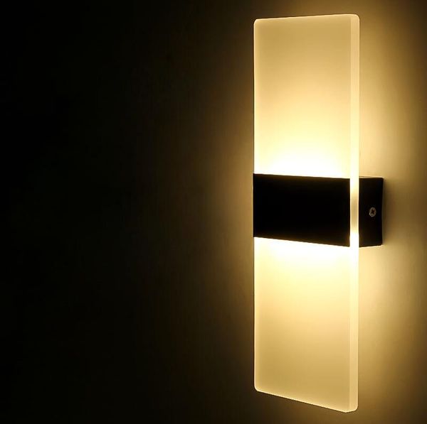 

wall lamp modern acrylic sconce for bedroom bathroom light fixtures