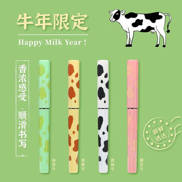 

the pen japanese platinum meteor / little cow student calligraphy pen rainbow color