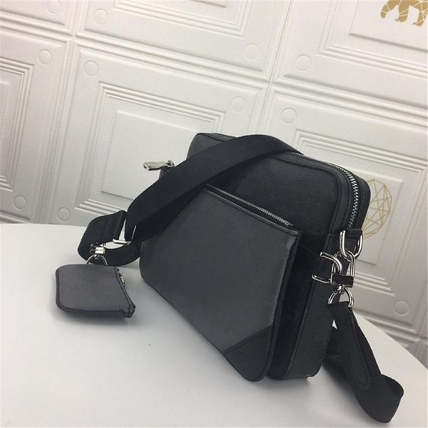 

men's genuine leather messenger bag retro leisure portable travel water multifunctional wallet combination crossbody