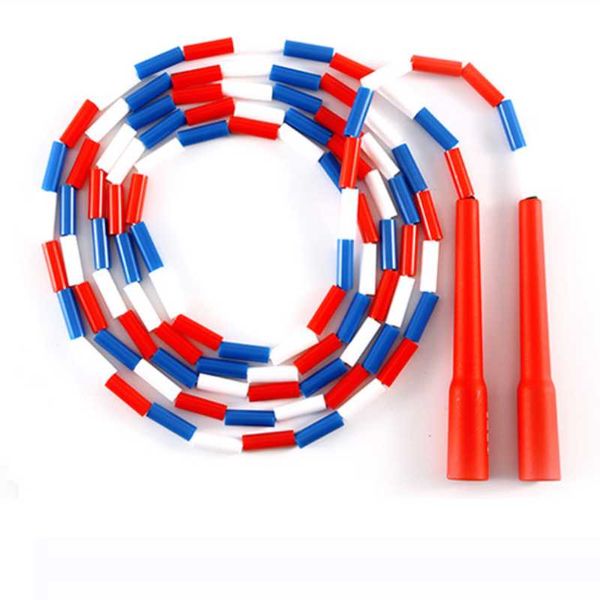 

jump ropes hard beads straight pe beaded rope skipping ra handle tyle skill tricks