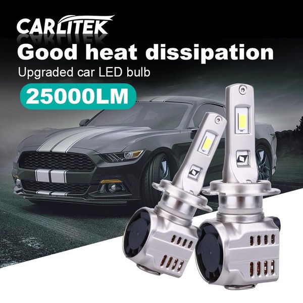 

headlight led canbus 9005 9006 csp 6500k white 25000lm 12v h8 h9 h11 h16jp with copper sheet good heat dissipation sa car headlights