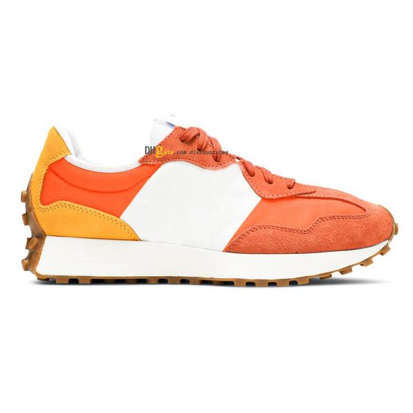 

327 varsity orange running shoes mens womens sneakers version ms327cla