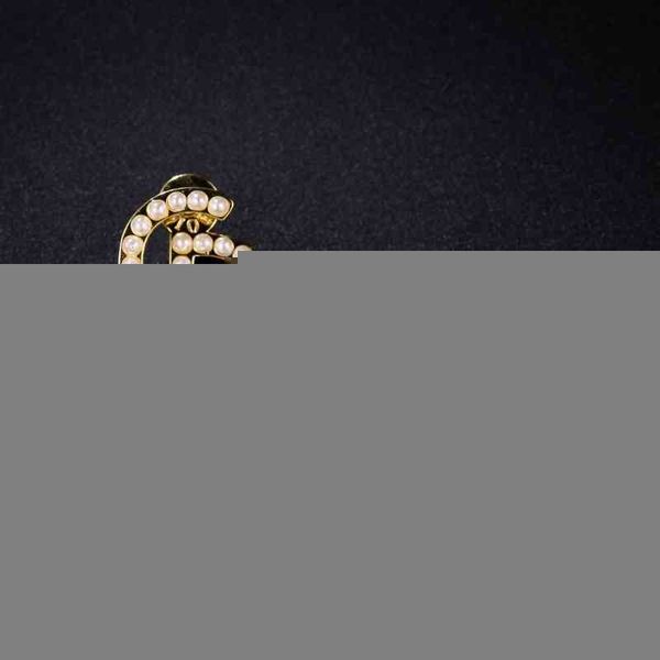 

75% off outlet online family net red baby same pearl letter earrings asymmetric earrings t5n0, Silver