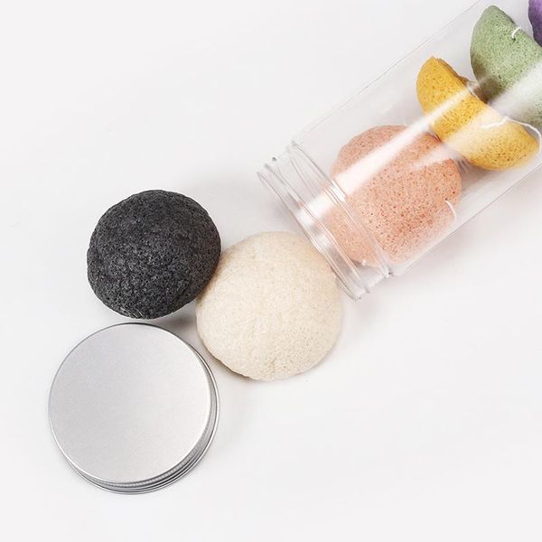

face cleaning sponge clean konjac cosmetic puff natural facial cleanser tool1