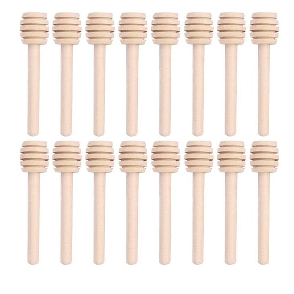 

wooden honey dipper sticks jam dippers syrup stirrers for pot jar container spoons
