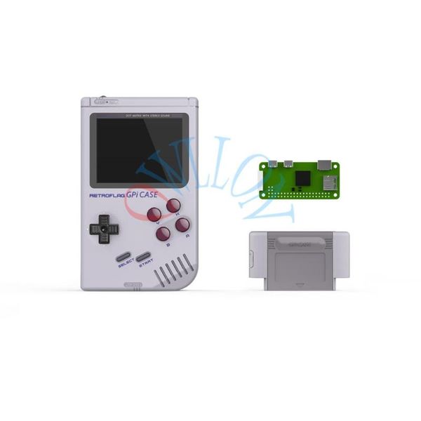 

retroflag gpi case for raspberry pi zero or w with safe shutdown handheld game console pre-install 7000+ games portable players