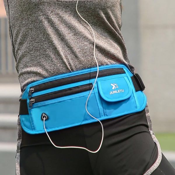 

outdoor bags sports multi-layer pocket travel with adjustable belt exercise
