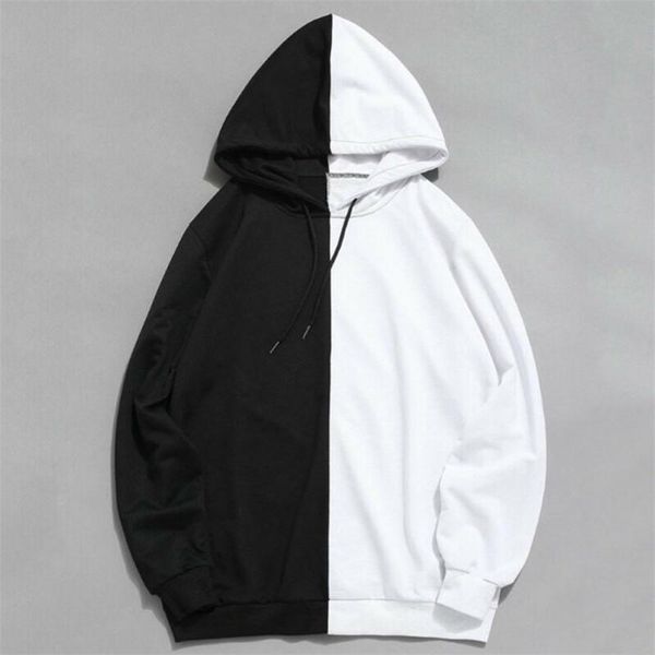 

men's hoodies & sweatshirts 2021 spring men fashion warm hooded sweatshirt casual long sleeve basic, Black