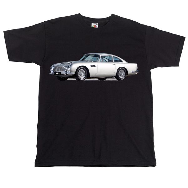 

aston martin db5 t shirt classic car tshirt james bond t, White;black