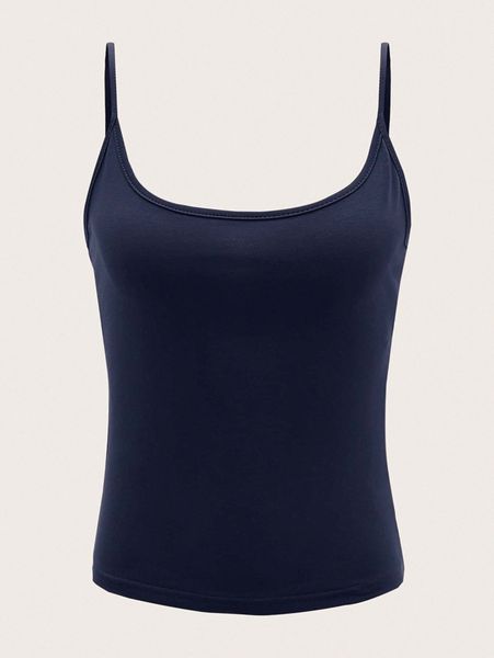 

solid cami l9mf#, White
