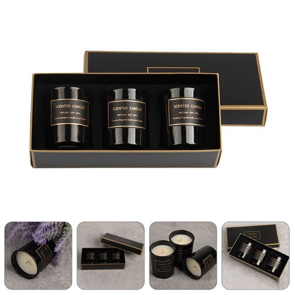 

candles 3pcs soy wax gift box scented fragrant