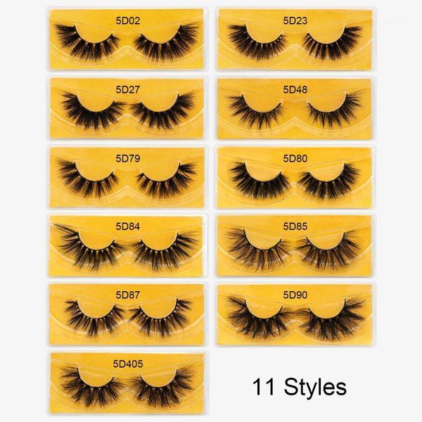 

pair 3d mink eyelashes 100% cruelty lashes handmade reusable 25mm long natural false makeup1