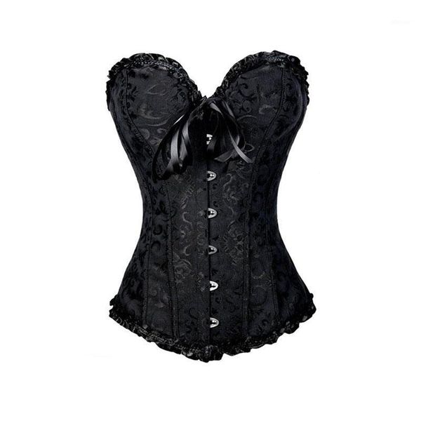 

bustiers & corsets gothic corset for women underbust daily waist trainer solid color shaper cute lace body sculpting clothes, Black;white