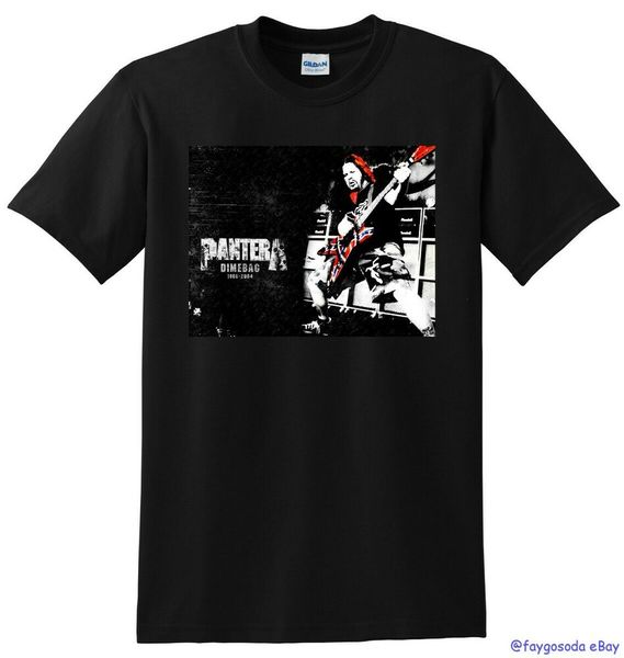 

dimebag darrell t shirt pantera rip poster tee small medium large or xl, White;black