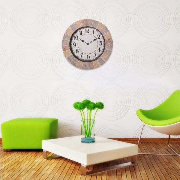 

wall clocks clock round resin living room bedroom office study home decoration r7ub