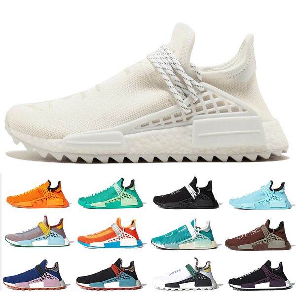

2022 nmd hu human race mens running shoes yellow white black sun glow solar solar pack res red pale nude nobel ink know soul cream designer