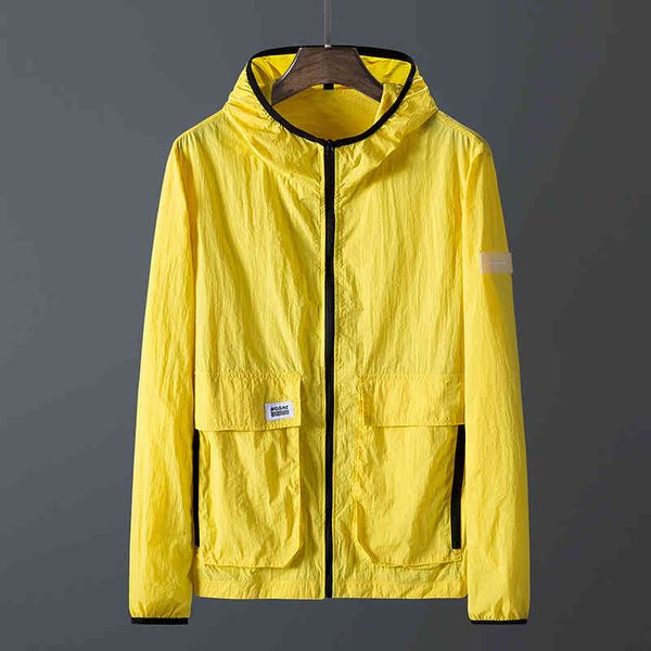 

mens womens ultra-light hooded casual et clothings quick dry sun protection anti-uv thin beachwear cover long sve, Black