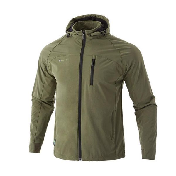 

casual men's jacket 2021 double-layer windbreaker sports detachable cap autumn jackets, Black;brown
