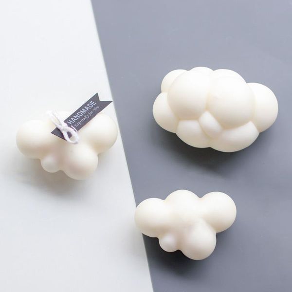 

craft tools 3d cloud shape candle silicone mold mousse fondant ice cube pudding candy soap molds baking cake decor