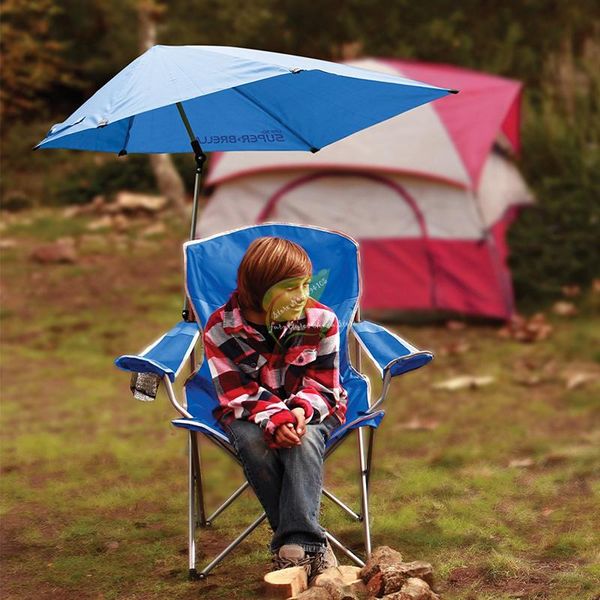

outdoor leisure fishing chair portable folding sunshade beach travel camping with umbrella patio furniture camp