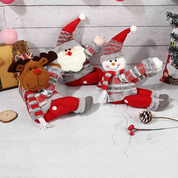 

decorations christmas lattice creative pendant lovely holding door curtain doll