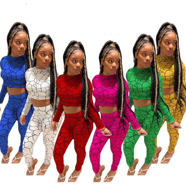 

2021 spring style new fashion printing long sleeve trousers sports leisure suit women's wear, Black;white