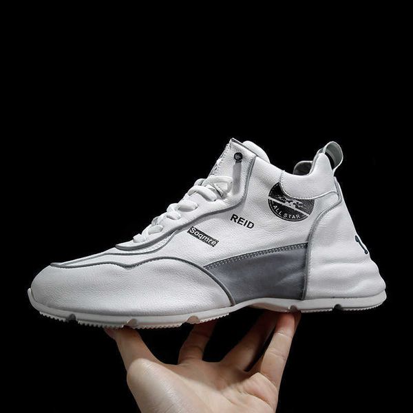 

wenzhou straight leather trend men's sports sho versatile casual small white