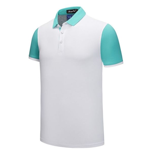 

2021 summer new polo golf shirt 220g combed cotton color blocking raglan short sleeve men's and women's style, White;black