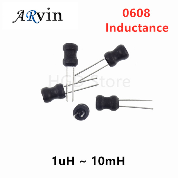 

other lighting accessories 10pcs unshielded wirewound dip power inductor 0608(6*8mm) 150uh 220uh 330uh 470uh 1mh 2.2mh 3.3mh 4.7mh 10mh i-sh