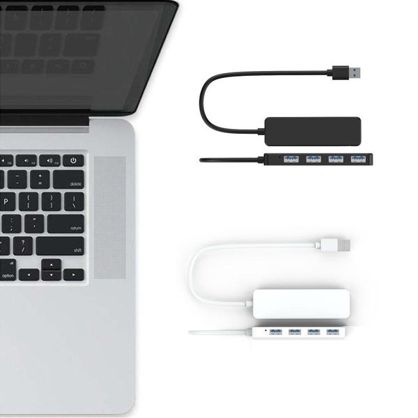 

hubs usb 3.0 4 ports hub extension splitter adapter for lappc computer charger 103f