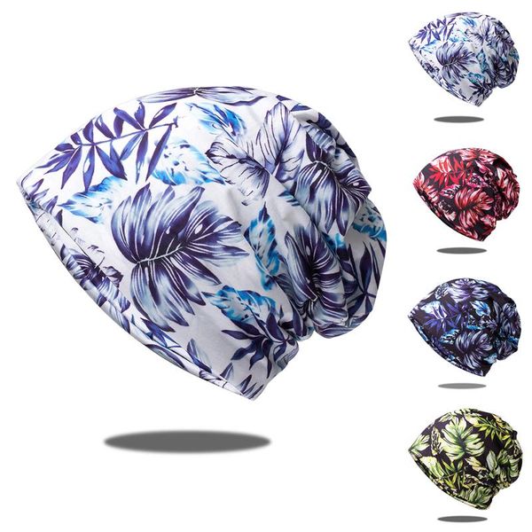 

beanies womens floral print scarf casual outdoor beanie comfy scarves multicoloured hats gorras hombre