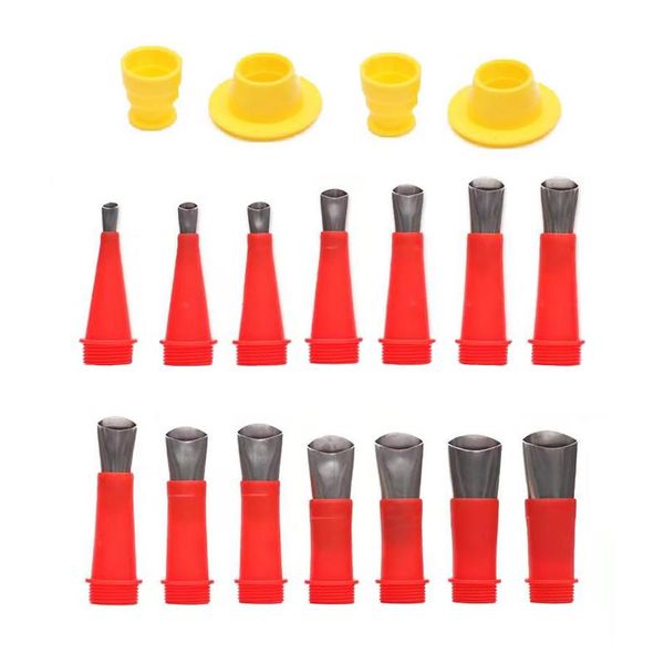 

professional hand tool sets 3 in 1 caulking kit, 18 pcs silicone finishing kit stainless steelhead scraper set for kitchen economical