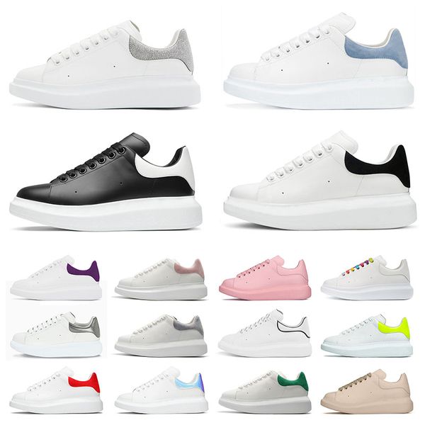 

men women trainers leather suede sports casual shoes luxurys designers comfortable triple black white silver glitter pink outdoor platform s
