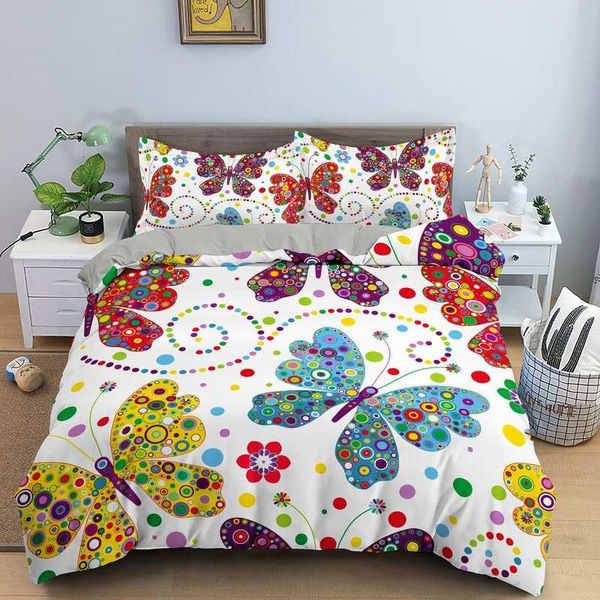 

bedding sets bedroom decor fashion 3d butterfly printed set digital print bed