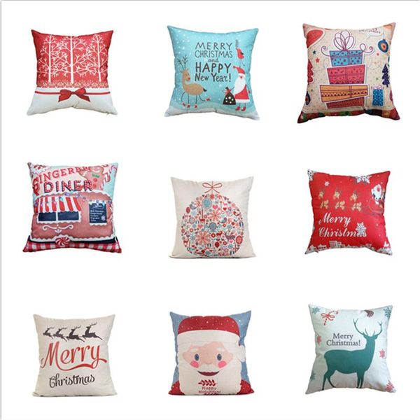 

cushion/decorative pillow gy0813-2 christmas cushion case (no filling)polyester home decor bedroom decorative sofa car throw pillows