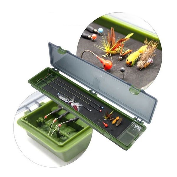 

carp fishing accessories storage box carp fishing line box hair rig board with pins carp fishing hair rig wallet 535 z2