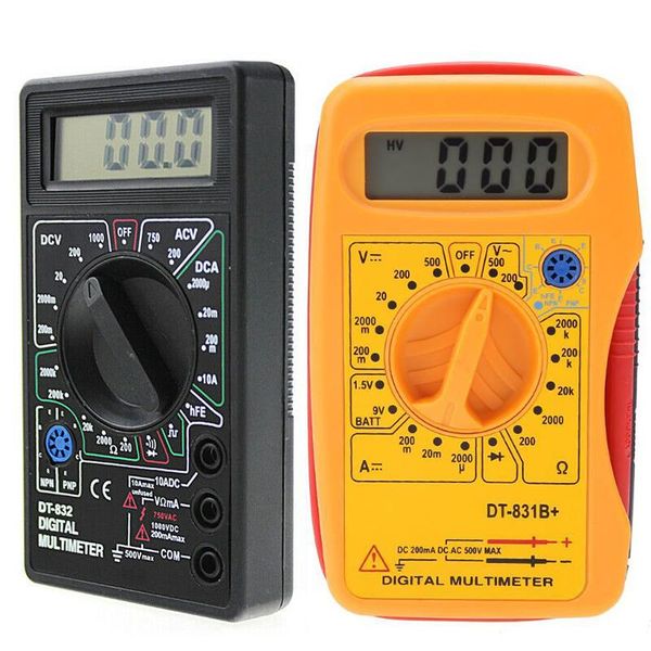 

multimeters lcd digital multimeter voltmeter ammeter ohm tester high safety handheld meter ac dc 750/1000v