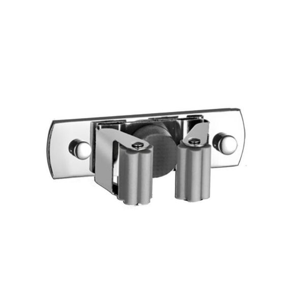 

hooks & rails wall mount for broom mop and organizer auto-adjustable non-slip brackets high capacity